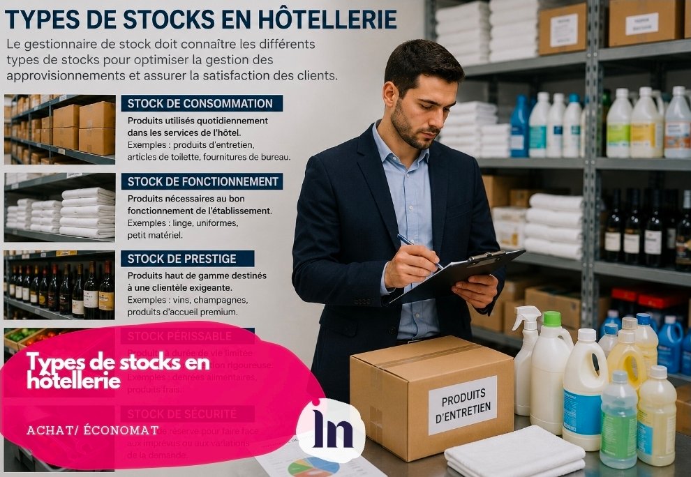 Types de stocks en hôtellerie